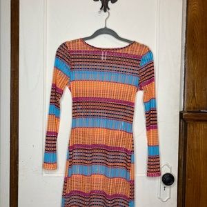 Dolls Kills Sheer Neon Mini Dress